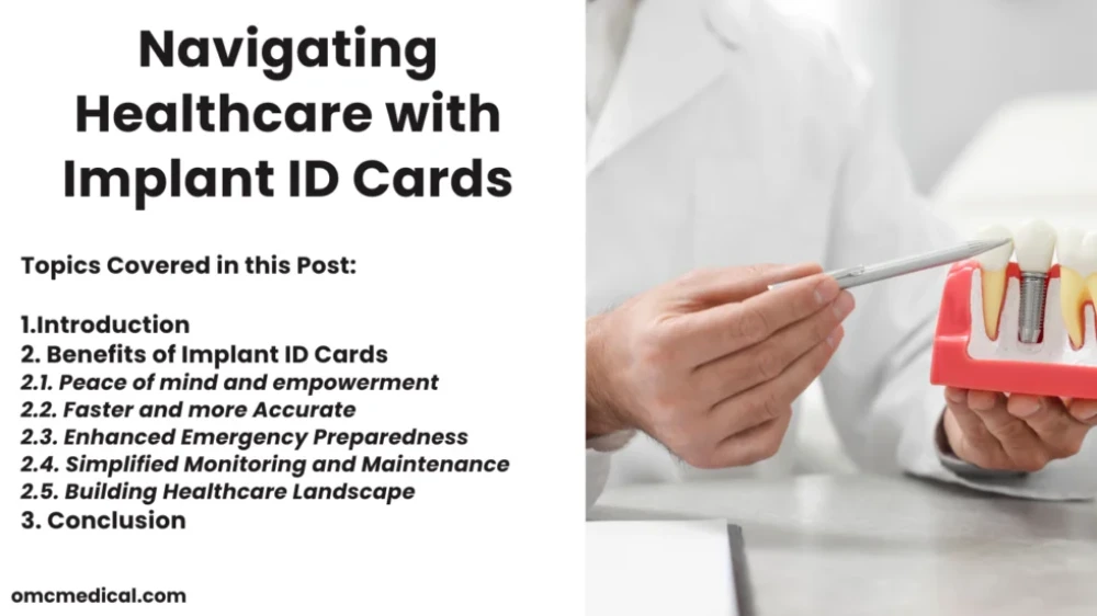 Navigating Healthcare with Implant ID Cards: What You Need to Know?