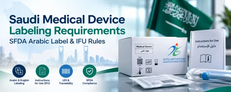 Saudi Medical Device Labeling Requirements: SFDA Arabic Label & IFU Rules