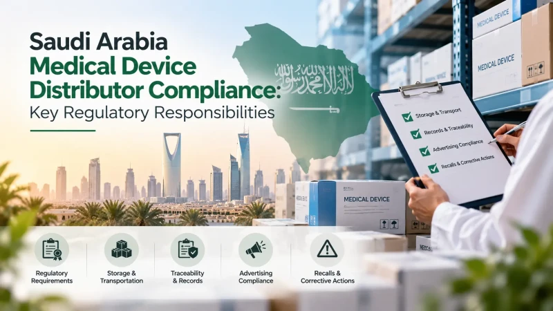 Saudi Arabia Medical Device Distributor Compliance: Key Regulatory Responsibilities