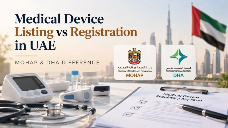 Medical Device Listing vs Registration in UAE: MOHAP & DHA Difference