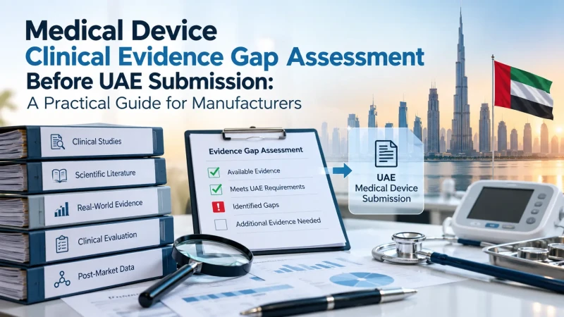 Medical Device Clinical Evidence Gap Assessment Before UAE Submission: A Practical Guide for Manufacturers