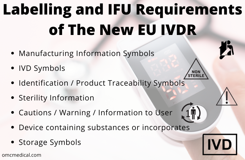 Labelling and IFU requirements of the New EU IVDR