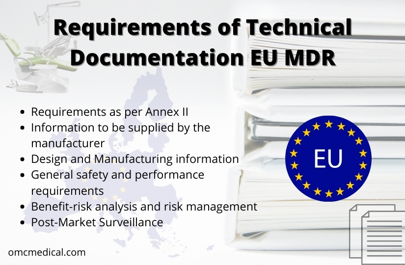 Requirements of Technical Documentation EU MDR