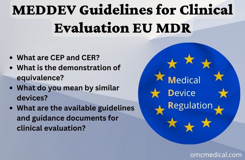 MEDDEV Guidelines for Clinical Evaluation EU MDR