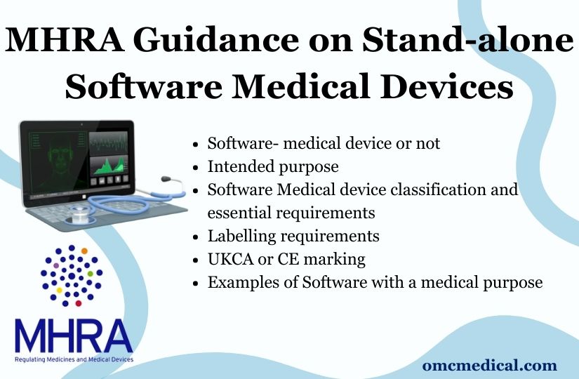 MHRA Guidance on Stand-alone Software Medical Devices