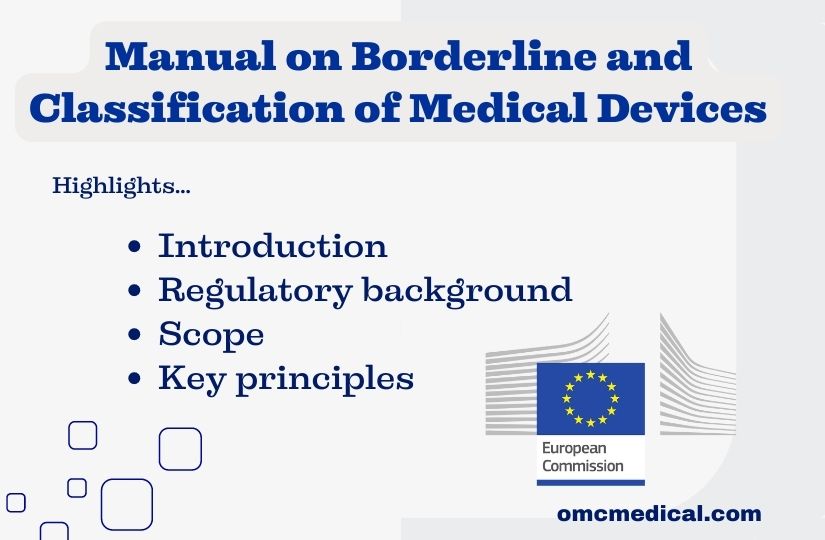 Manual on Borderline and Classification of Medical Devices