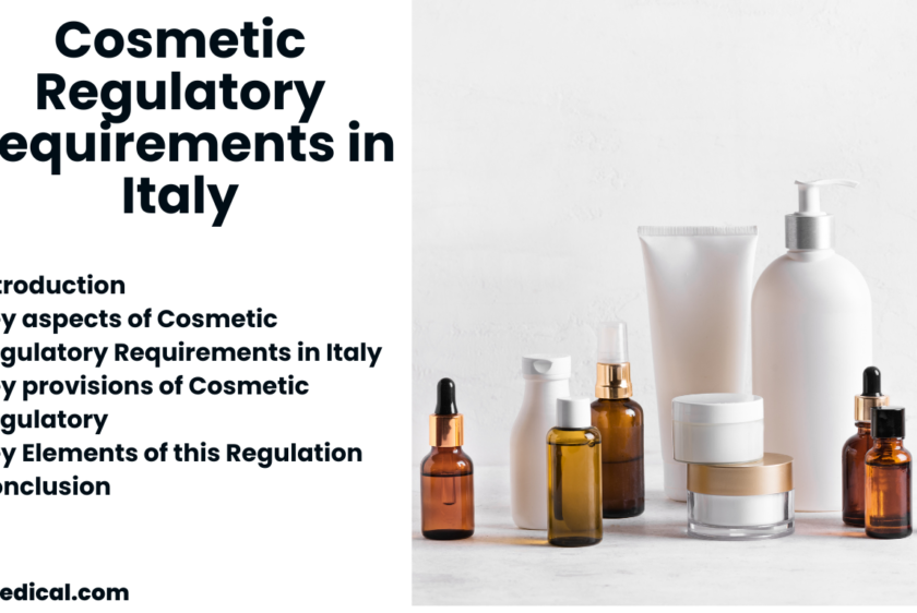 Cosmetic Regulatory Requirements in Italy
