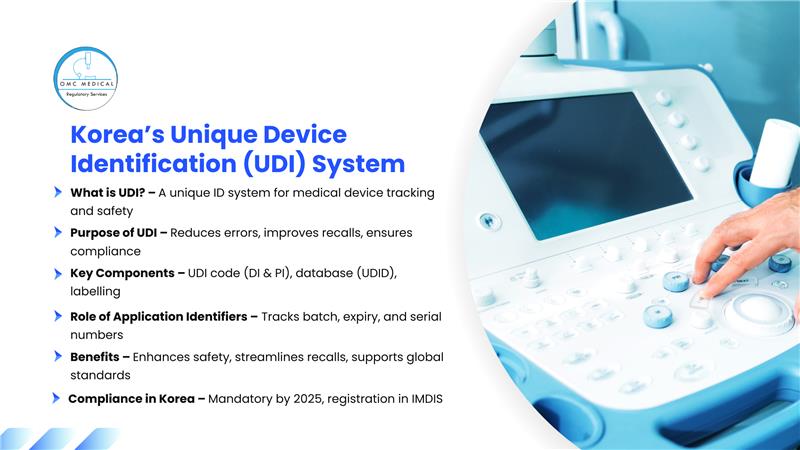 UDI system - South Korea's Medical Device