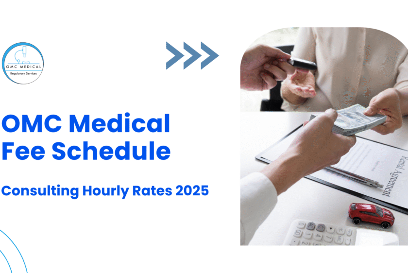 OMC Medical Fee Schedule